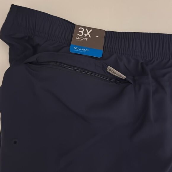 Columbia Shorts Womens 3X Navy Sandy River Zip Pocket - Picture 2 of 4